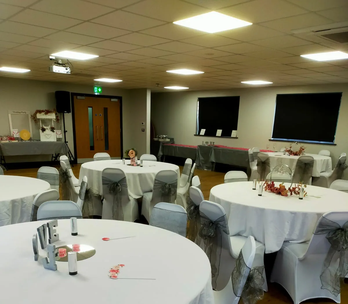 Bradfords Horsfall Function Room Decorated As A Wedding Venue